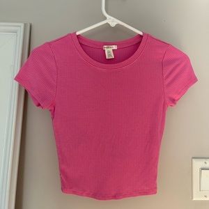 pink baby tee